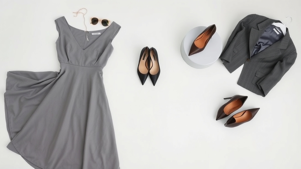 obcasy do szarej sukienki