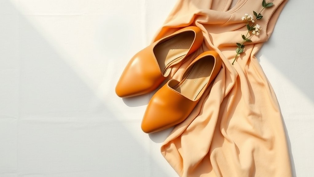 inspiracje do eleganckich butów w kolorze miodowym