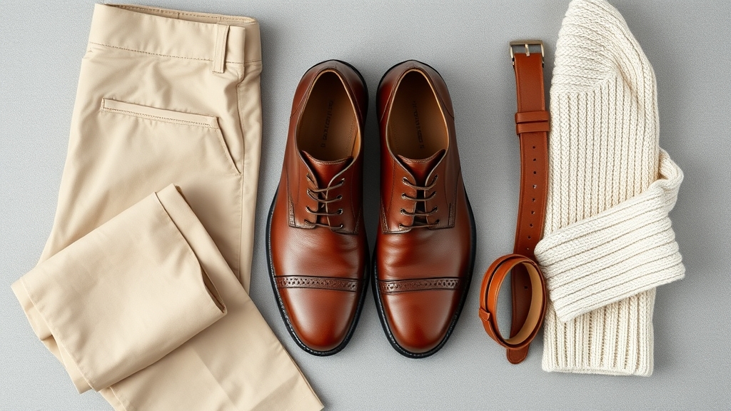 khaki podnosi brązowe buty