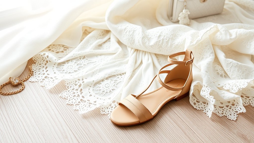 inspiracja do butów z koronką