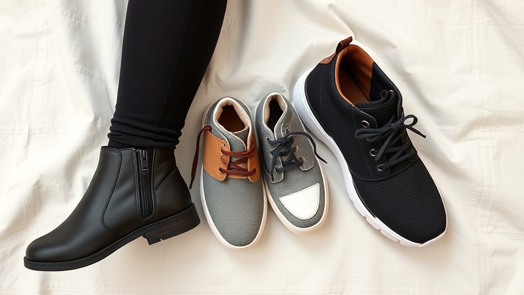 pomysły na styl butów do legginsów