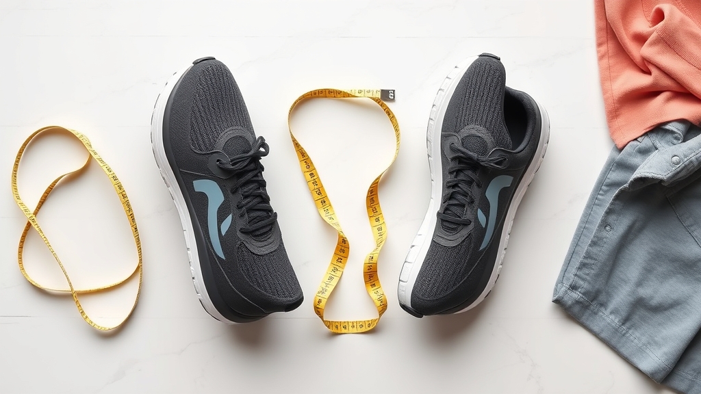 zmierz stopy, aby uzyskać dokładny rozmiar