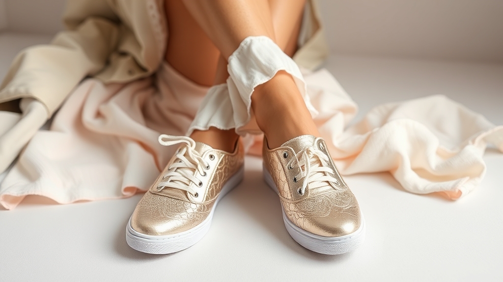 metaliczne obuwie wiosenny trend