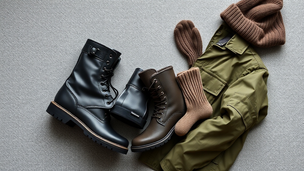 buty wojskowe w zimnych warunkach