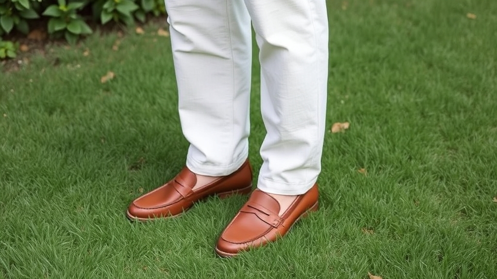 mokasyny dobrze pasują do lnu