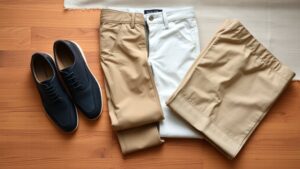 Buty w kolorze granatowym? Zobacz, jakie spodnie wybrać!