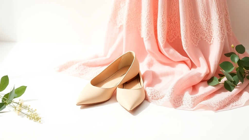 nagie buty podkreślają różowe sukienki