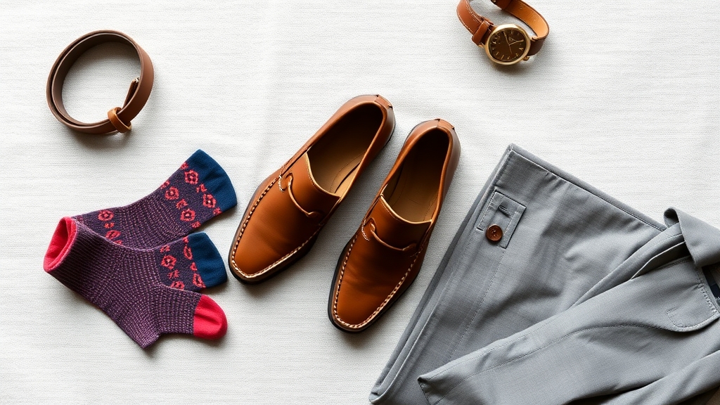 wzorzyste skarpetki wzbogacają outfity