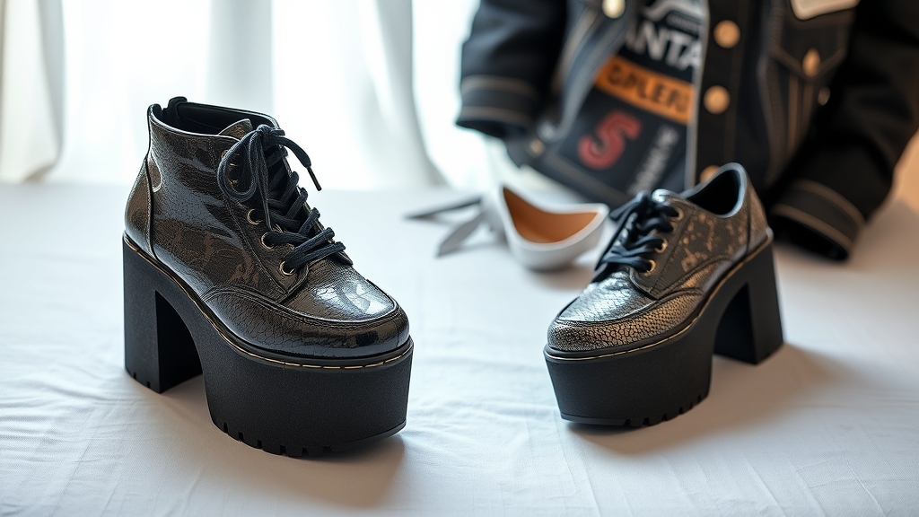 buty na platformie na nocne wyjścia