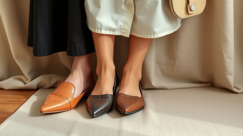 buty z czubkiem w kształcie strzały, które wysmuklają