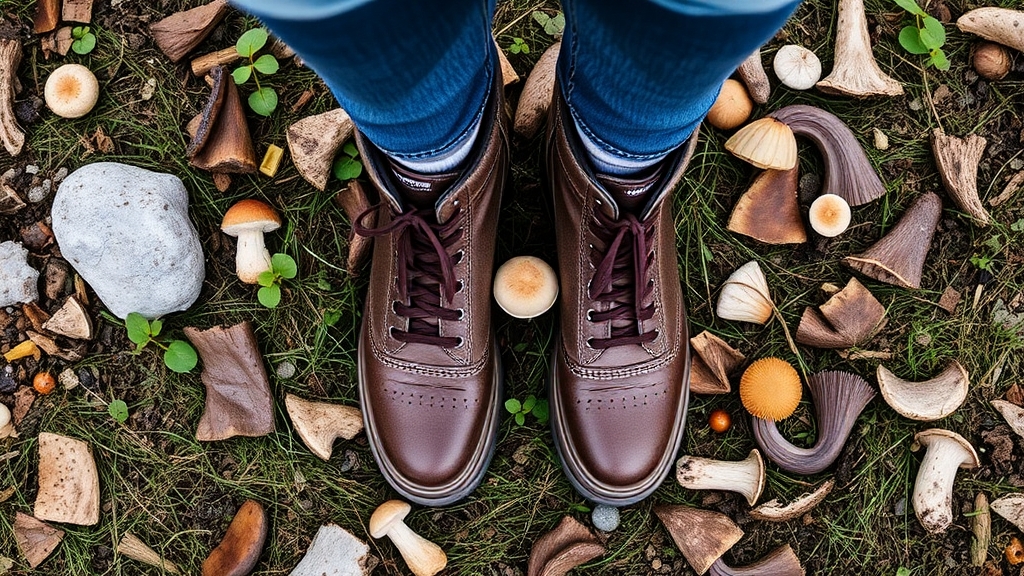 Wysokiej jakości obuwie do zbierania grzybów