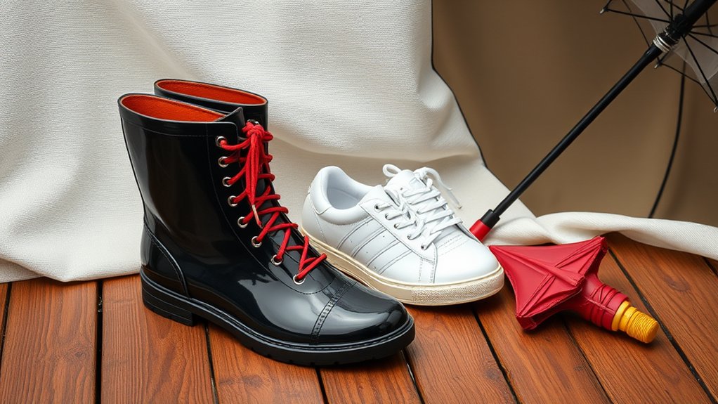 Trendy obuwia na porę deszczową