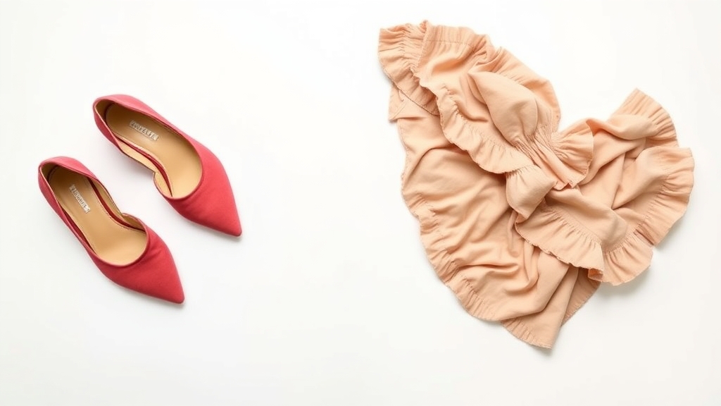 stylizacja sezonowa dla falbaniastych sukienek