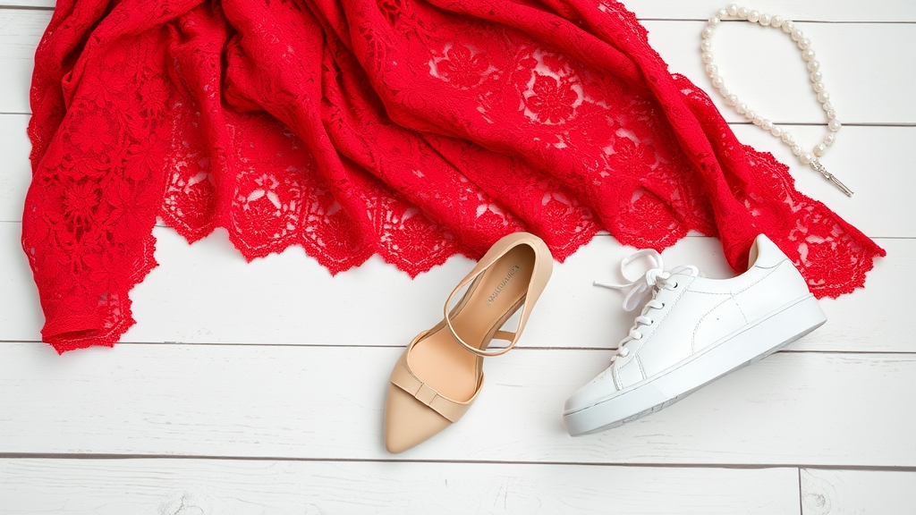Opcje kolorów butów do czerwonej sukienki
