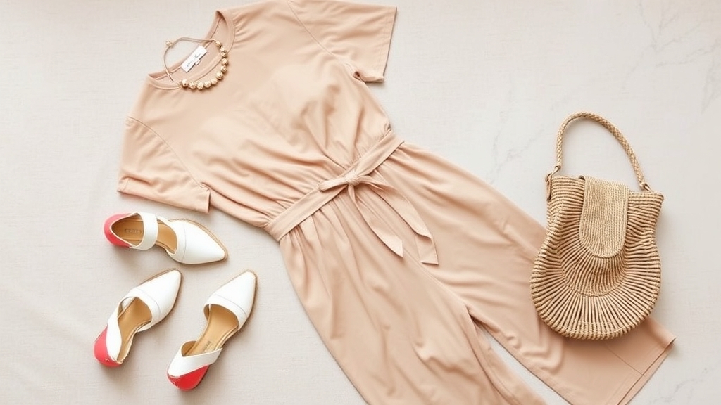 style butów do beżowego kombinezonu