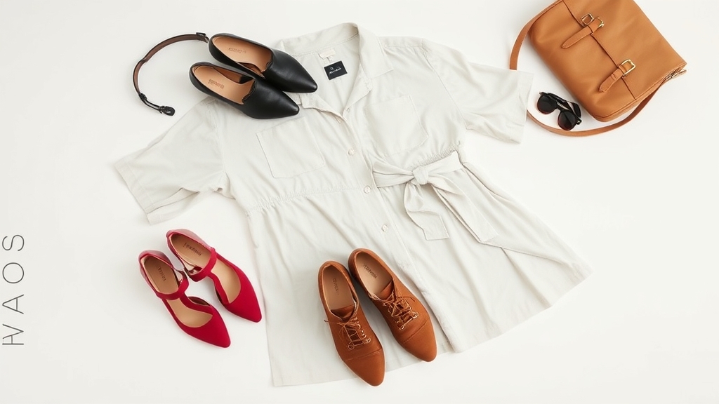 buty uzupełniające sukienkę koszulową