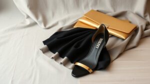 Jakie buty nosić z czarną i złotą sukienką? Sprawdź hity sezonu!