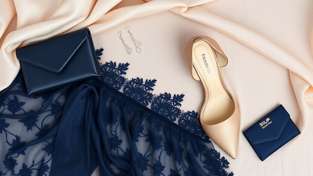 Jakie buty nosić z granatową koronkową sukienką? Sprawdź modne propozycje!