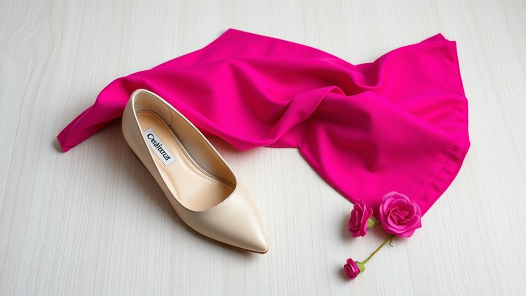 buty do fioletowej sukienki