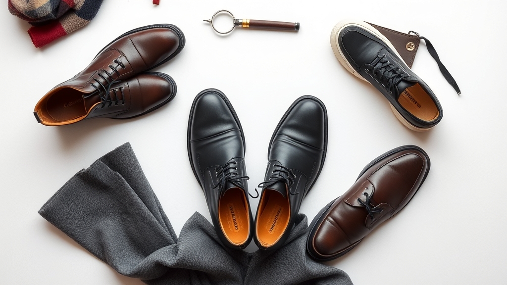 buty pasujące do męskiego płaszcza