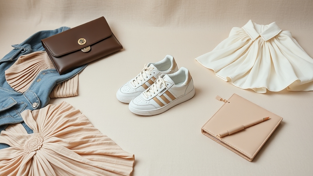 Sneakersy uzupełniają plisowane spódnice