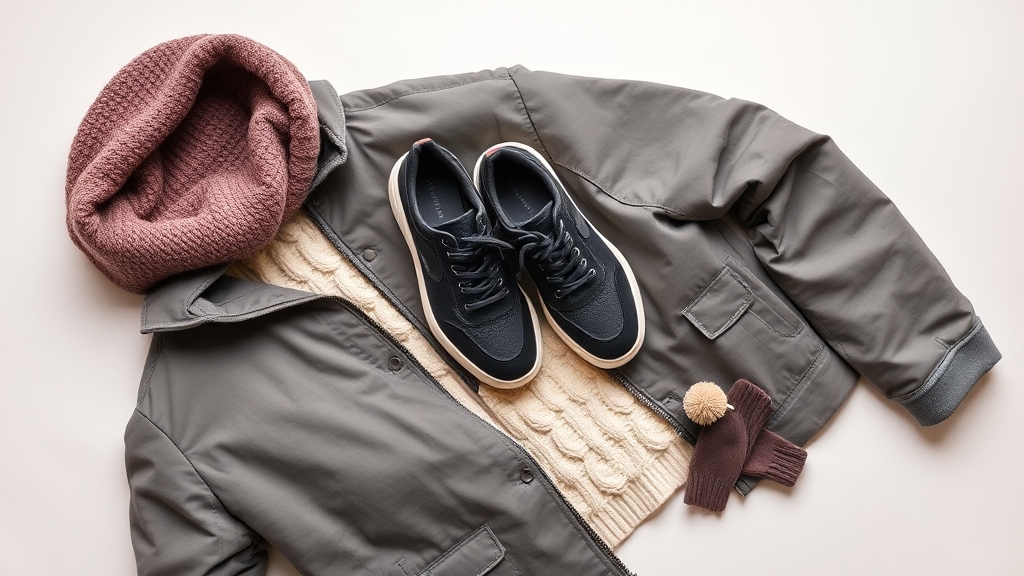 Sneakersy uzupełniają zimowe kurtki