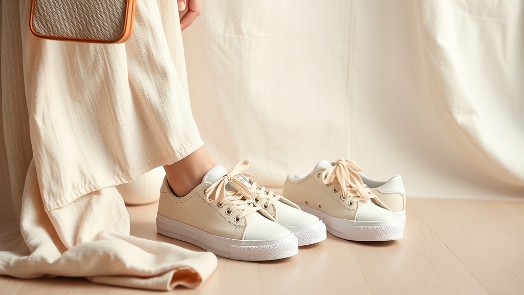 sneakers podnoszą styl sukienkowy