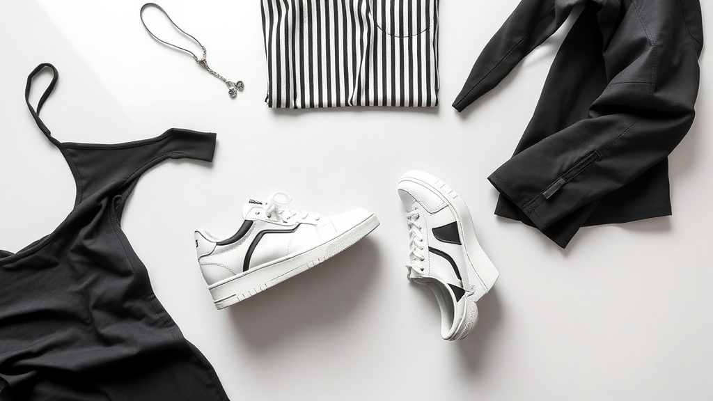 sneakers wzmacniają czarne białe sukienki