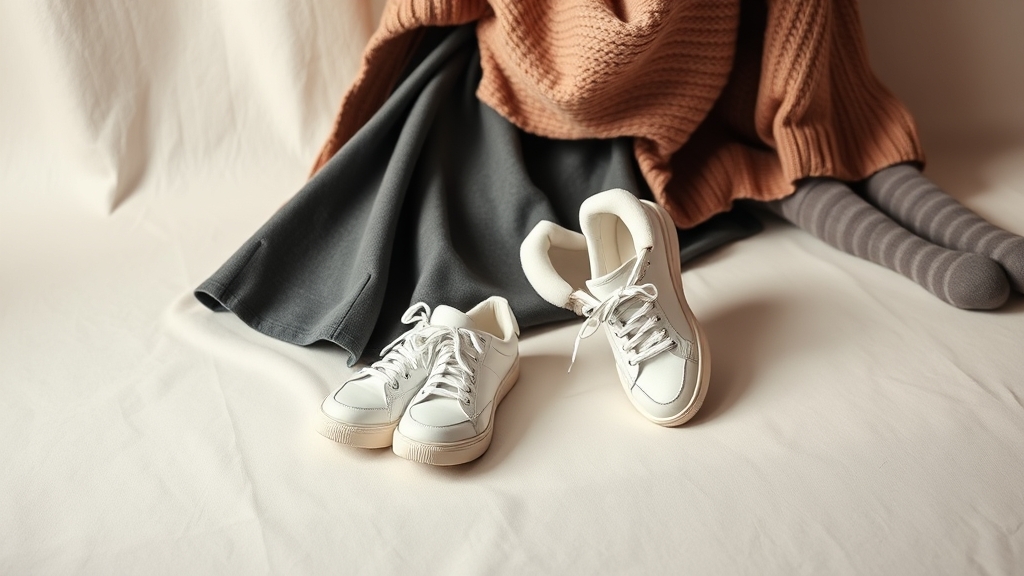 sneakers z stylowymi spódnicami