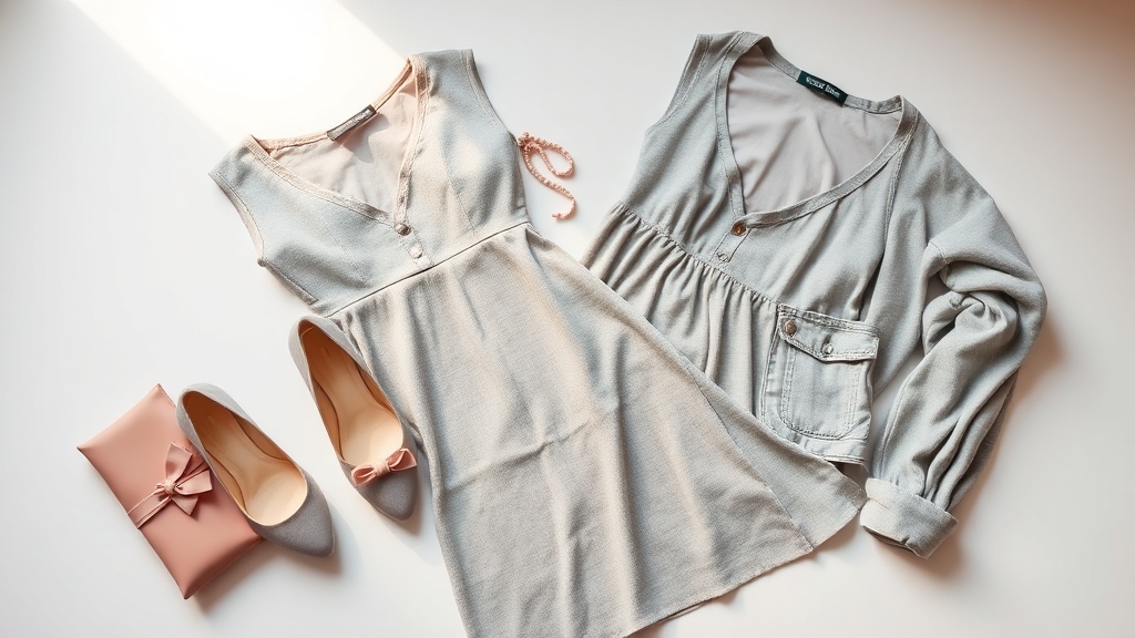 stylowy szary różowy sukienka