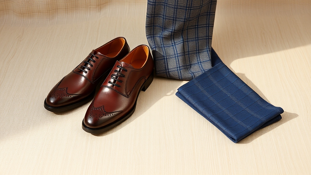 stylowe akcesoria do w kratkę garnituru