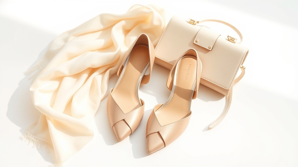 stylowe akcesoria do kremowej sukienki