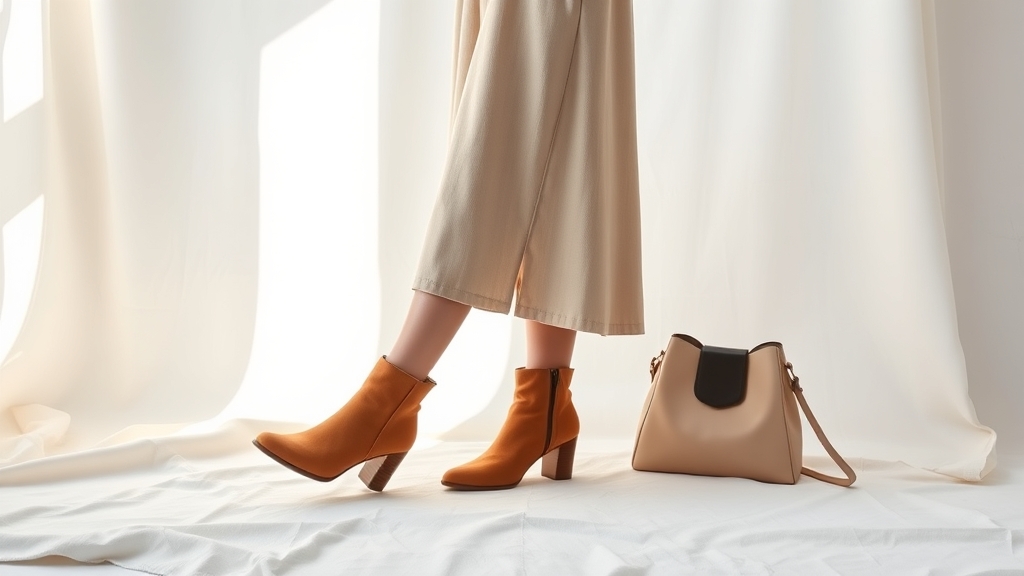 stylowe połączenia botków za kostkę