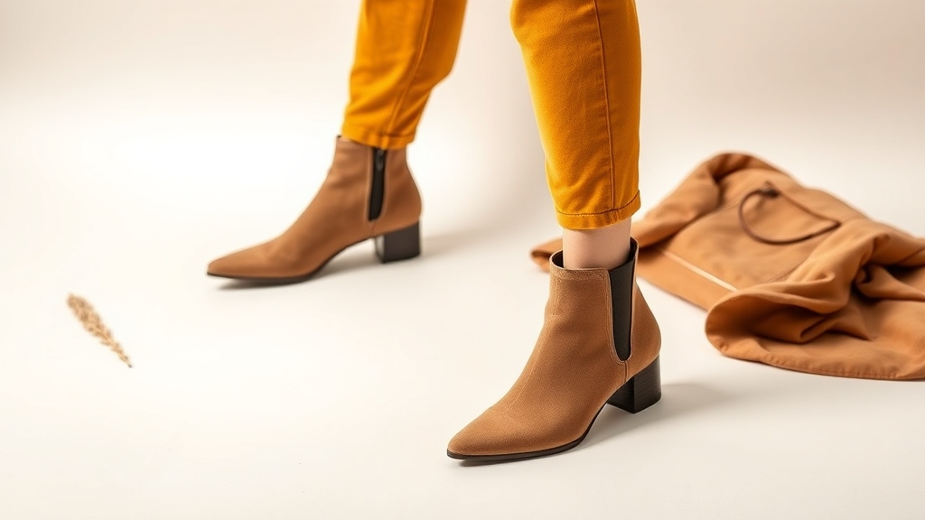 stylowe botki za kostkę kombinacja