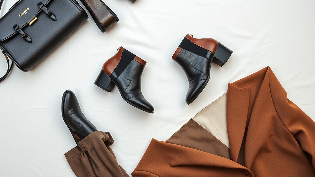 stylowe botki za kostkę kombinacja