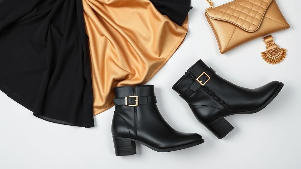 stylowe botki do kostki łączenie