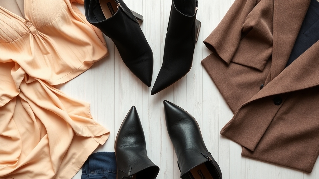 stylowe botki uzupełniają obcasy