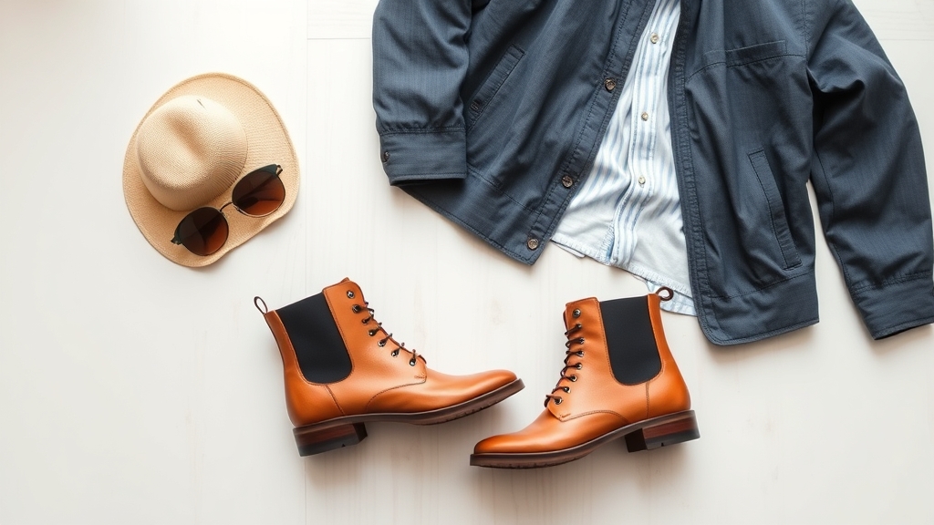 stylowe buty uzupełniają polo