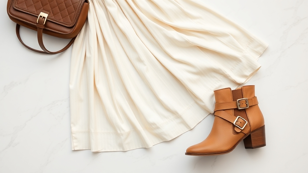 stylowe buty do kremowej sukienki