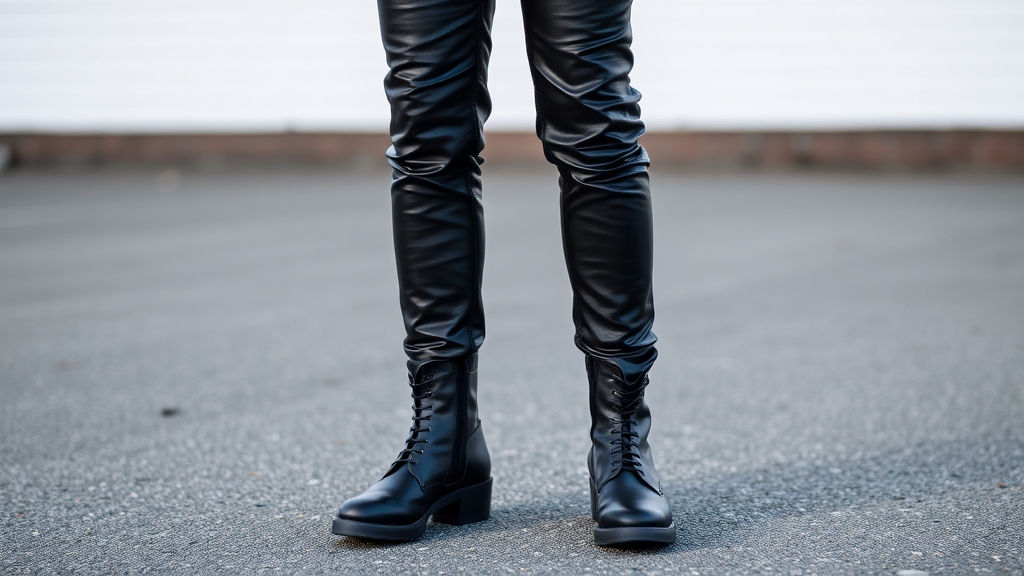 stylowe buty do woskowanych spodni