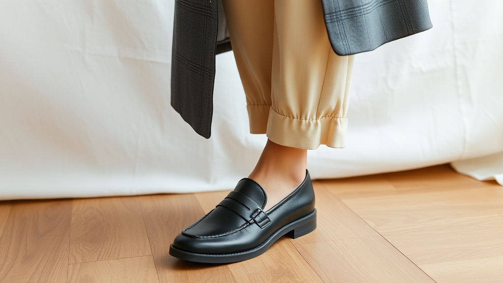 stylowe połączenie z loafersami