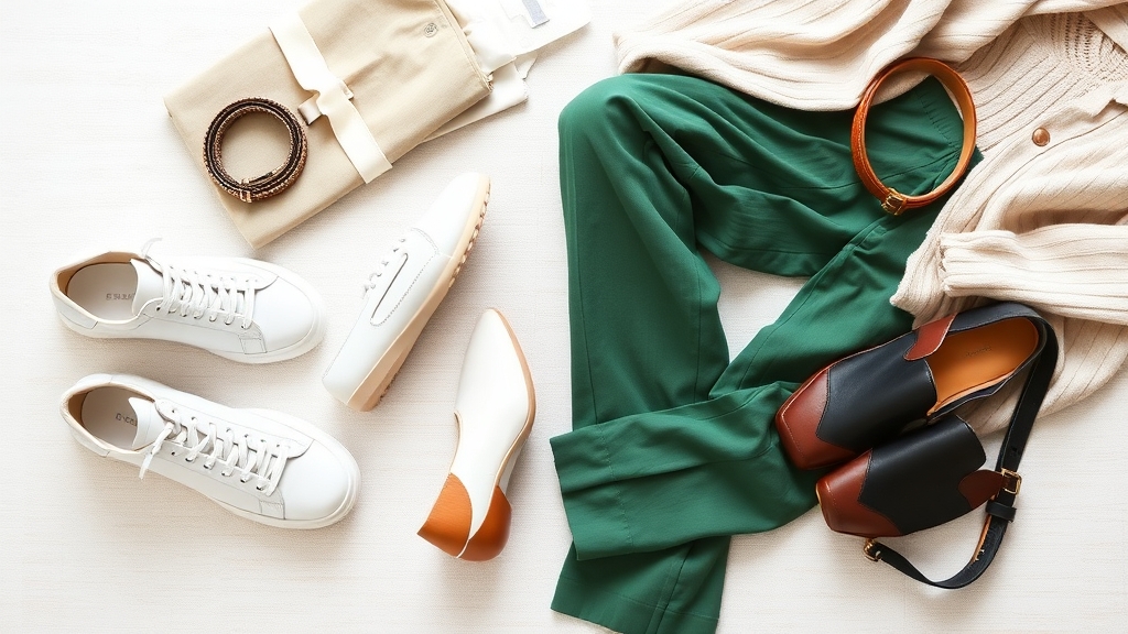 stylowe połączenia dla zielonych spodni