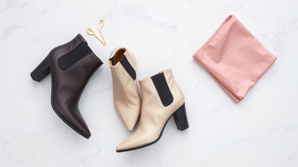 stylowy kontrast z butami