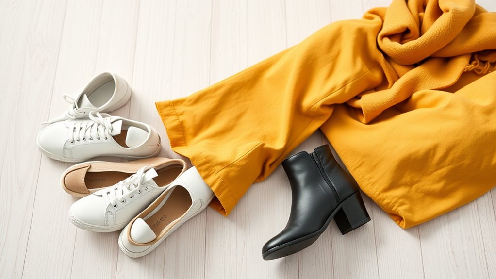 Jakie buty nosić z musztardowymi spodniami? Sprawdź stylowe inspiracje!