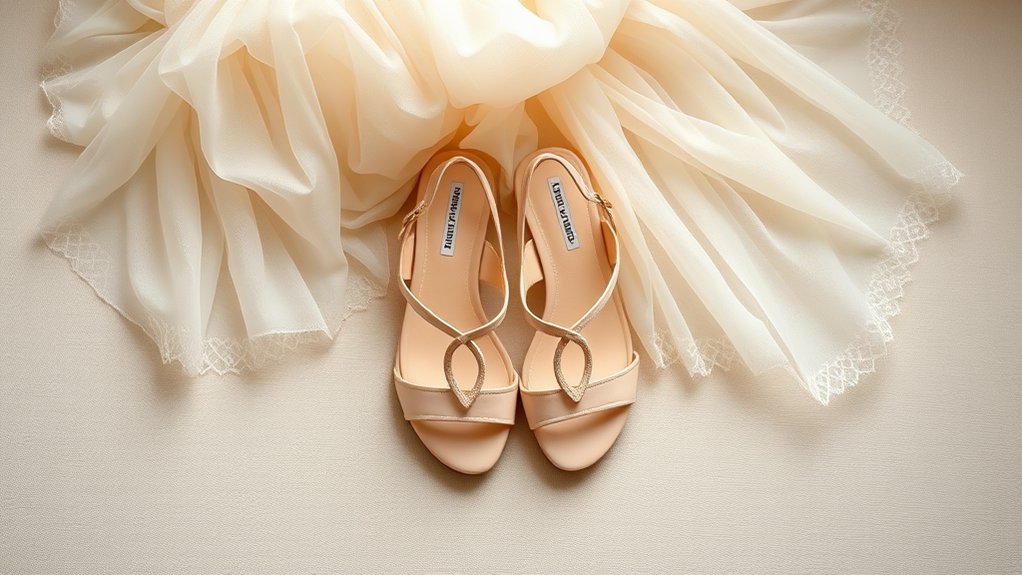 stylowe obuwie do sukienek z tiulu