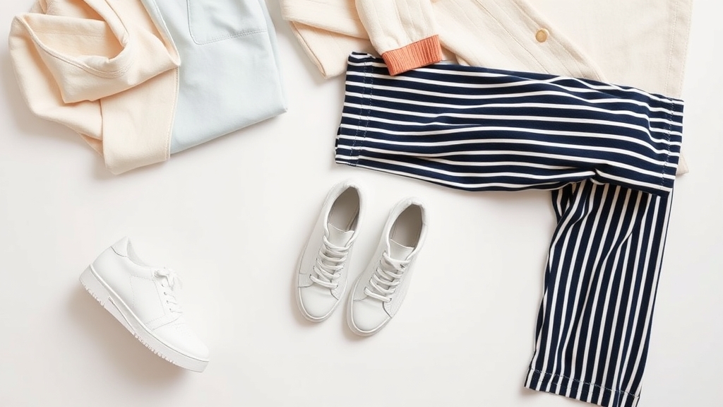 stylowa harmonia z paskami