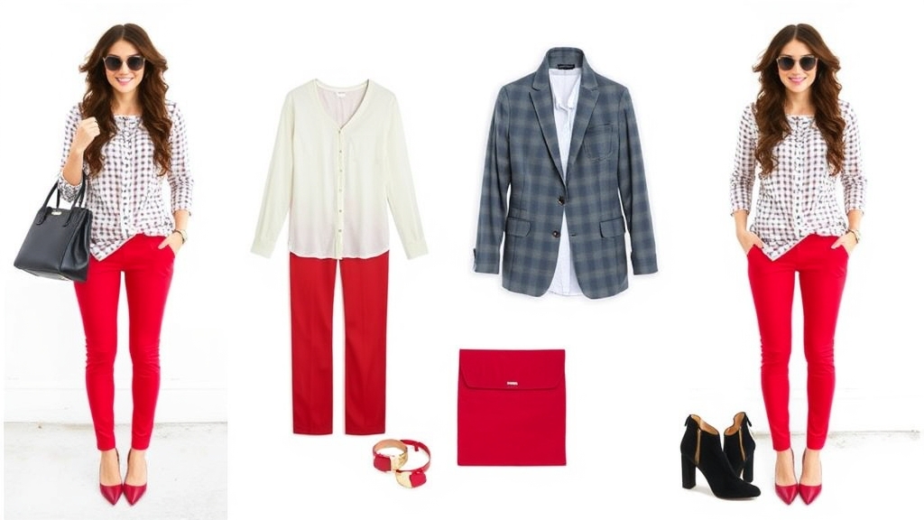 stylowe obcasy na czerwono