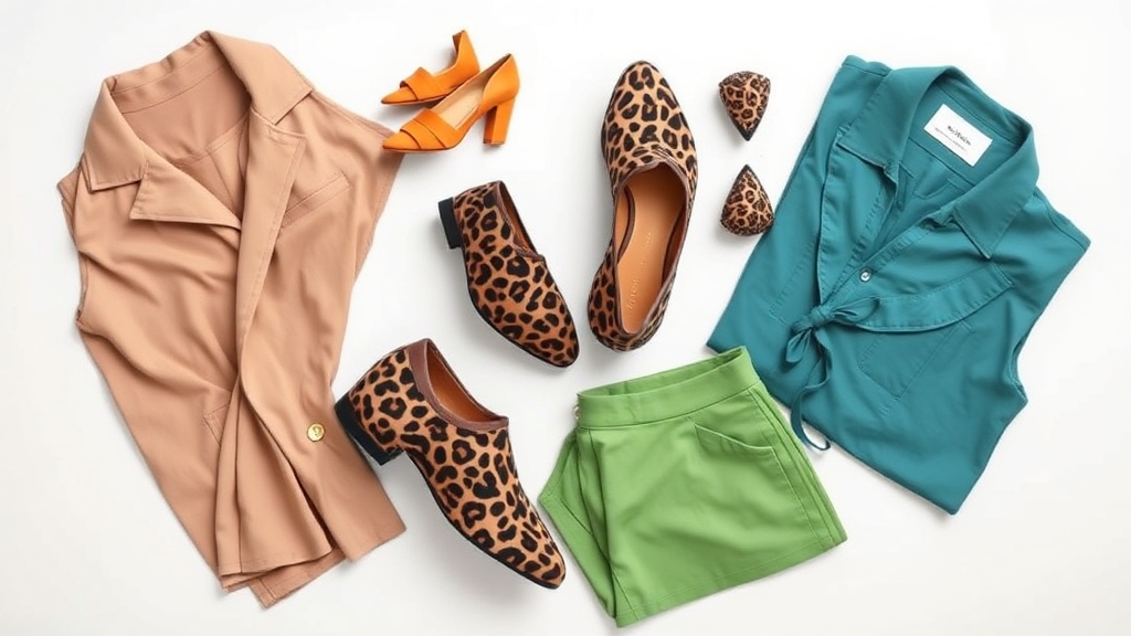 stylowe połączenia butów w leopardzie wzory