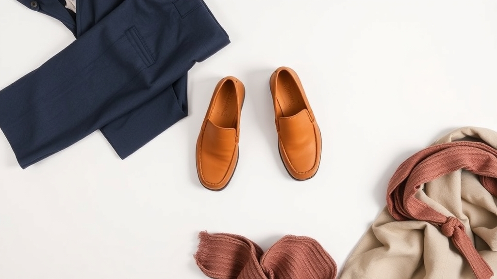 stylowe loafersy uzupełniają spodnie