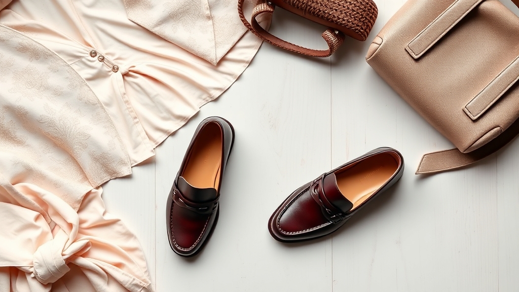 stylowe loafersy z sukienkami